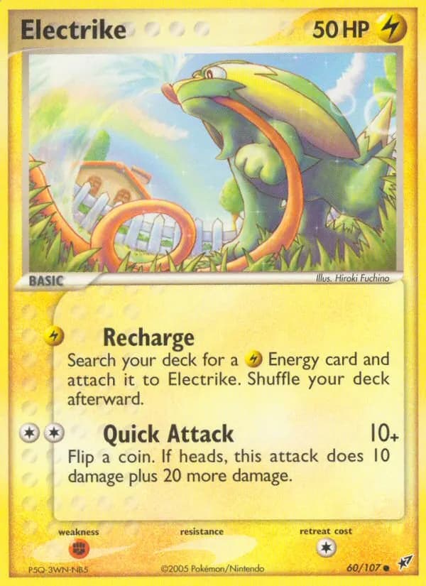 Electrike — Deoxys 60 Pokémon card