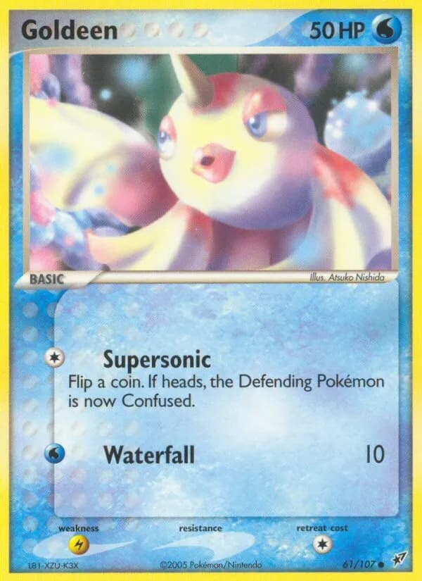Goldeen — Deoxys 61 Pokémon card