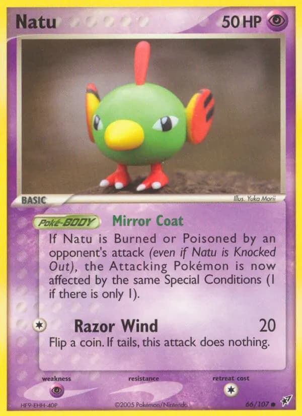 Natu — EX Deoxys 66 German Pokémon card