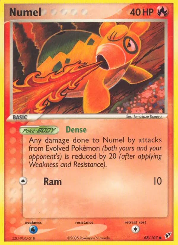Camaub — EX Deoxys 68 German Pokémon card