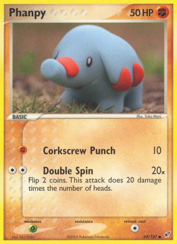 Phanpy — Deoxys 69 Pokémon card