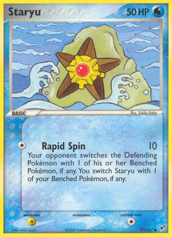 Staryu — Deoxys 77 Pokémon card