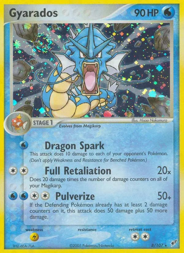 Gyarados — Deoxys 8 Pokémon card