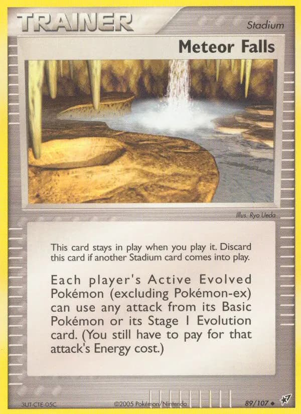 Meteorfälle — EX Deoxys 89 German Pokémon card