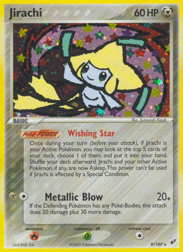 Jirachi — Deoxys 9 Pokémon card