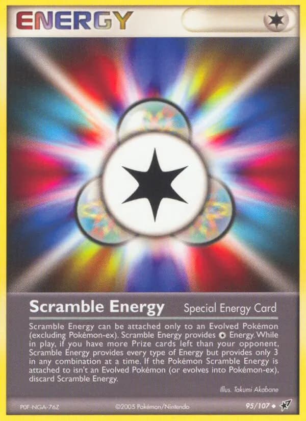 Scramble Energy — Deoxys 95 Pokémon card
