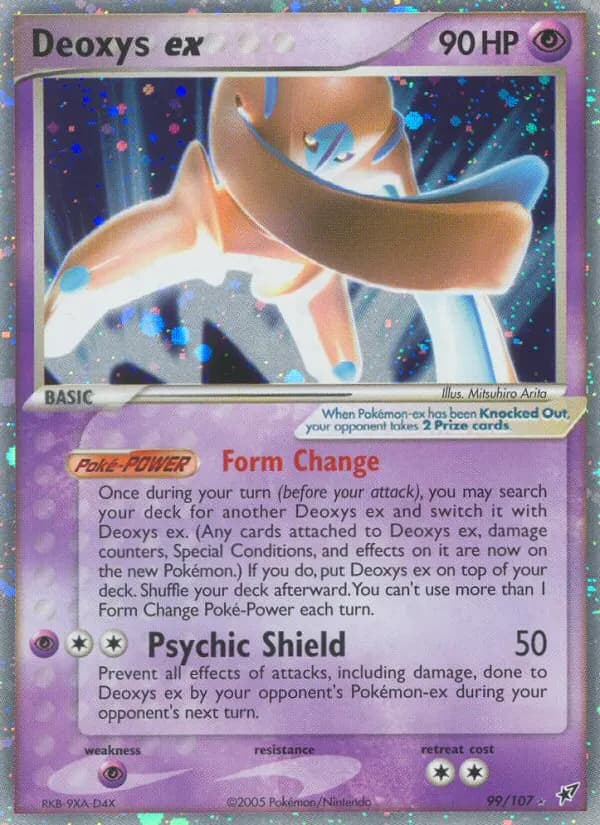 Deoxys ex — Deoxys 99 Pokémon card