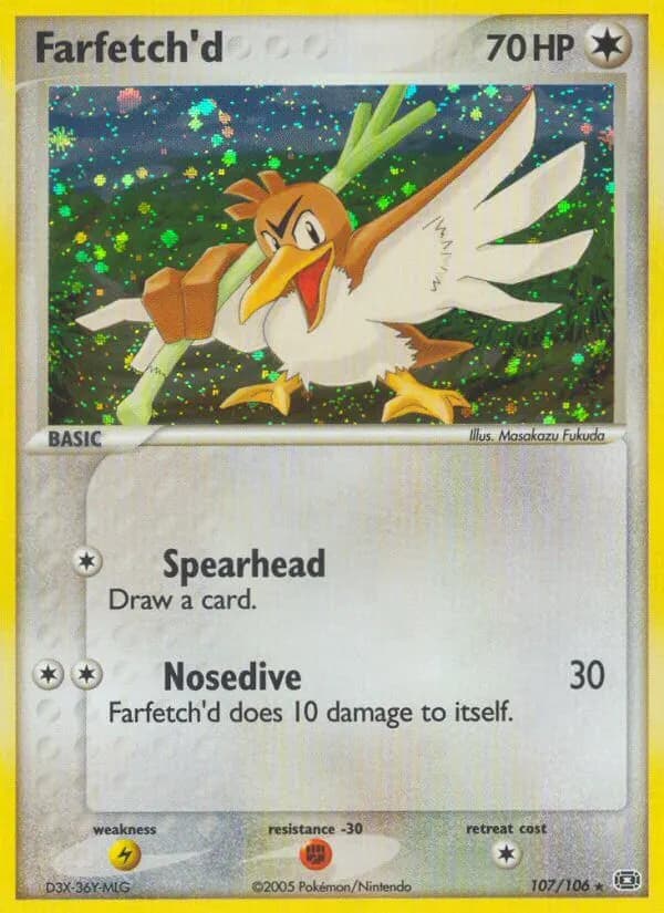 Farfetch'd — Emerald 107 Pokémon card