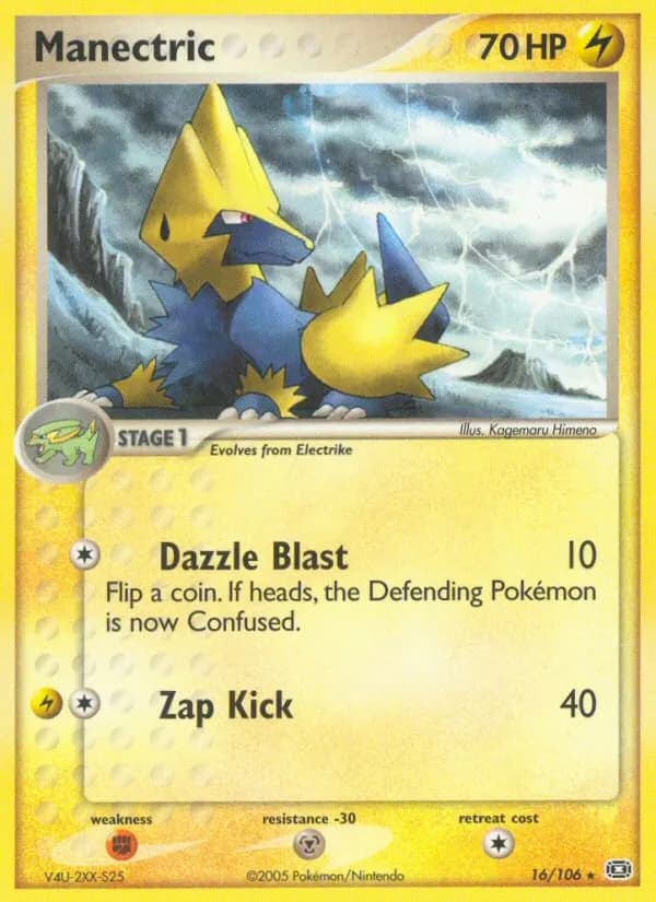 Manectric — Emerald 16 Pokémon card