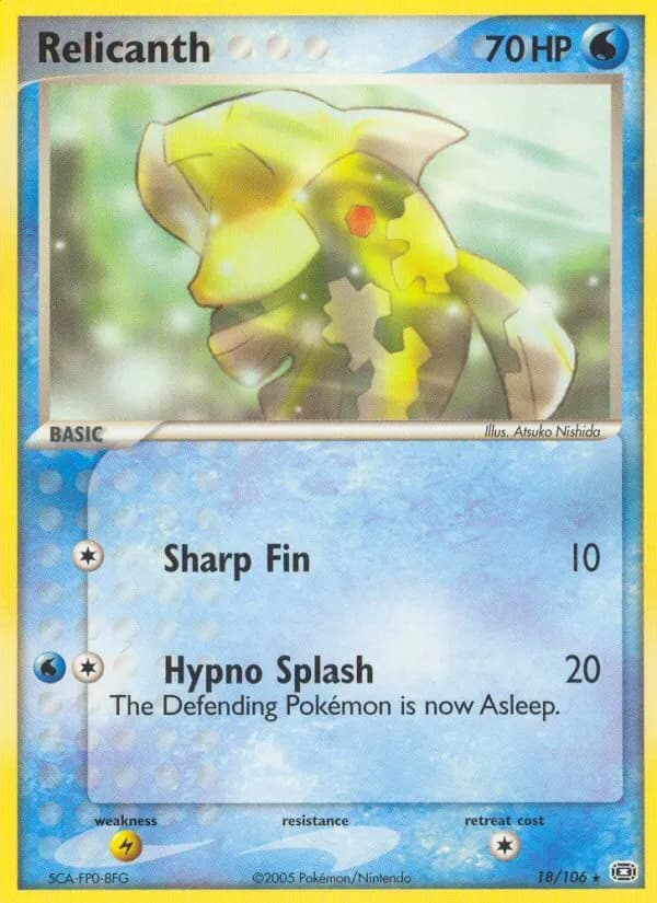 Relicanth — Emerald 18 Pokémon card