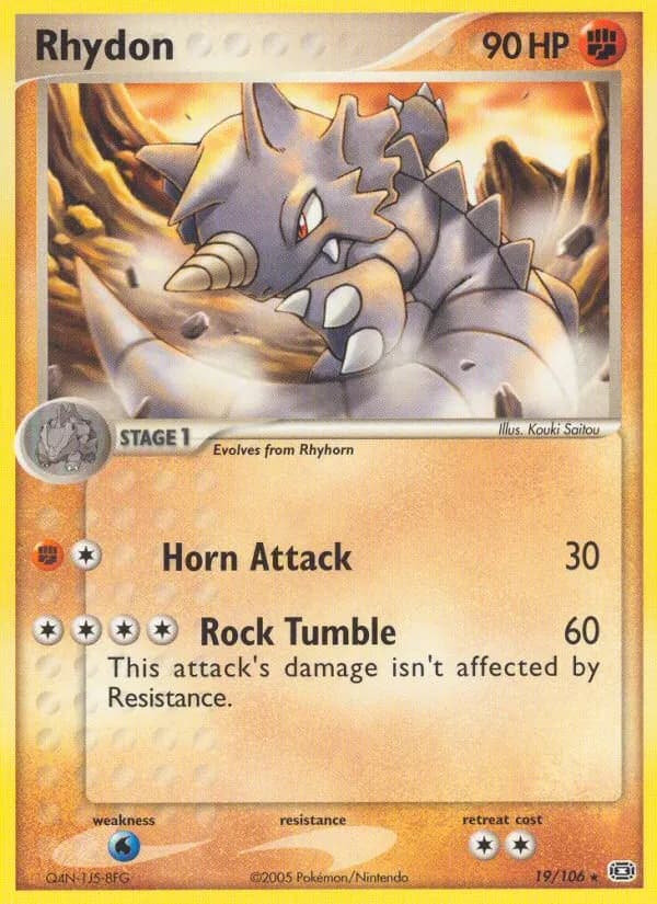 Rizeros — EX Smaragd 19 German Pokémon card