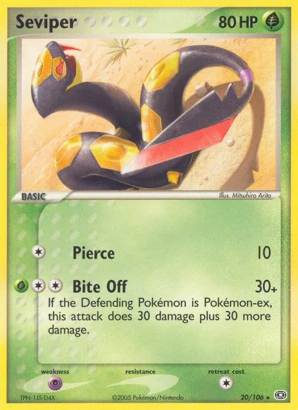 Seviper — Emerald 20 Pokémon card