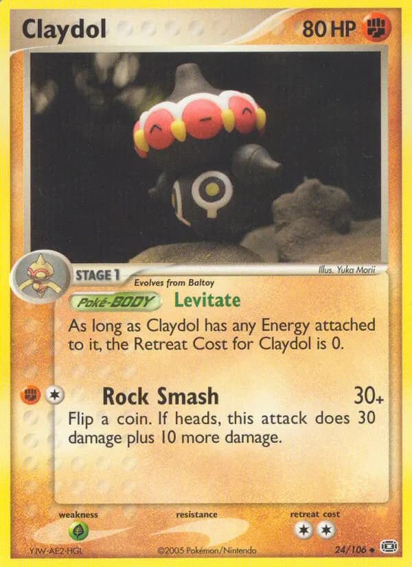 Claydol — Emerald 24 Pokémon card