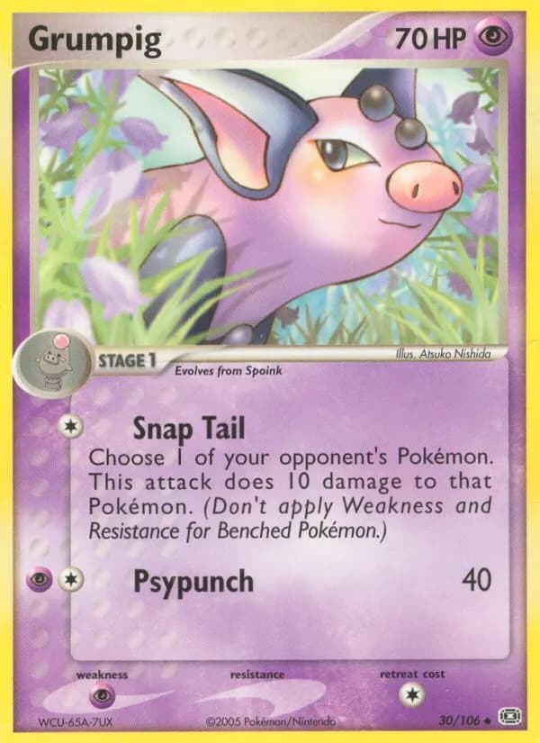 Groink — EX Smaragd 30 German Pokémon card