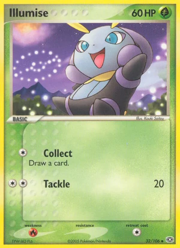 Illumise — Emerald 32 Pokémon card