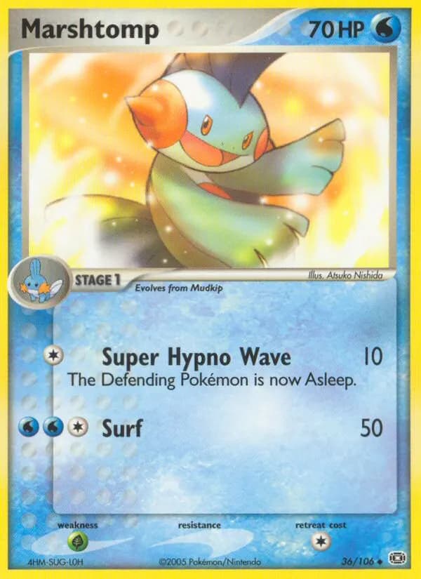 Marshtomp — Emerald 36 Pokémon card