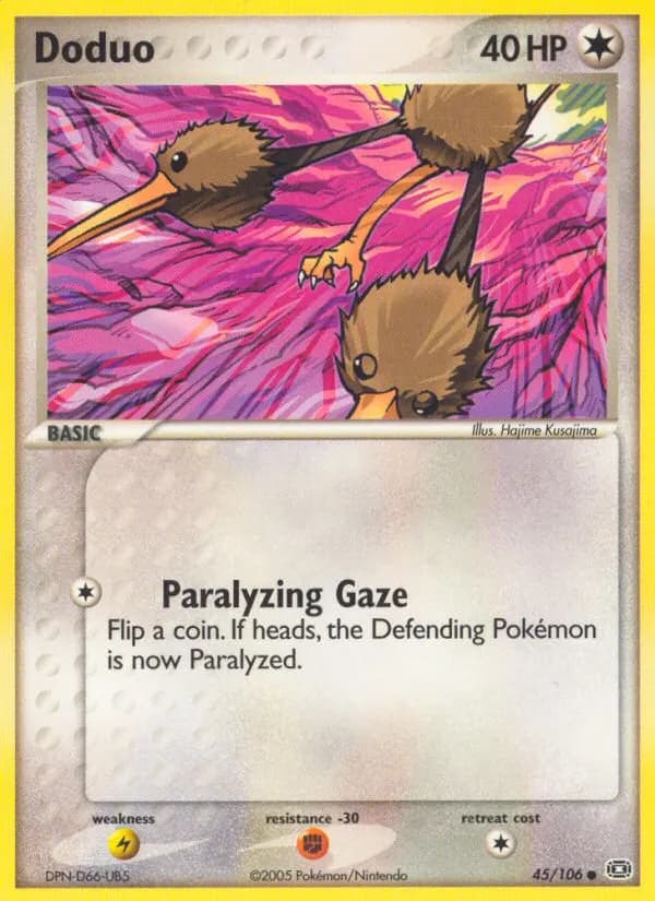 Dodu — EX Smaragd 45 German Pokémon card