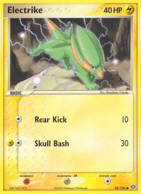 Electrike — Emerald 48 Pokémon card