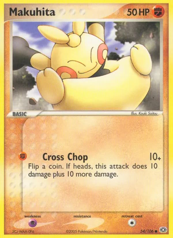 Makuhita — EX Smaragd 54 German Pokémon card