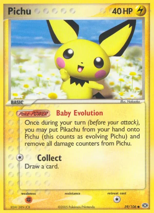 Pichu — Emerald 59 Pokémon card