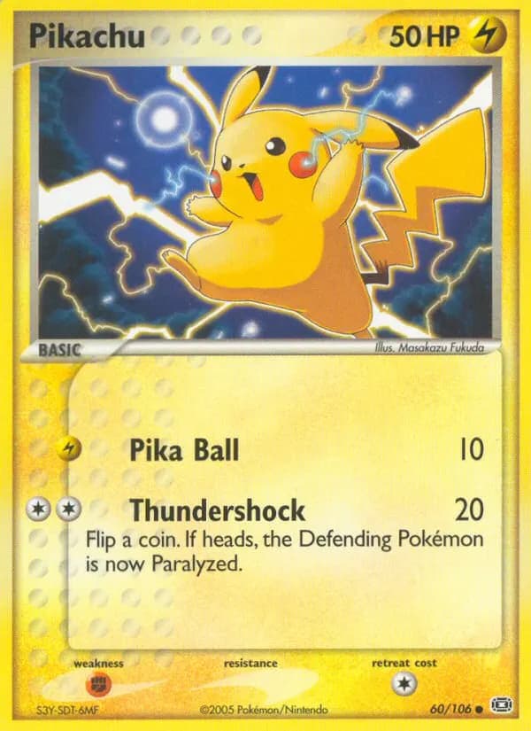 Pikachu — EX Smaragd 60 German Pokémon card
