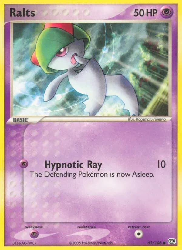 Ralts — Emerald 61 Pokémon card