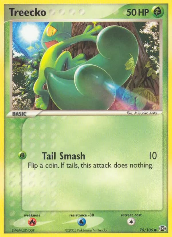 Geckarbor — EX Smaragd 70 German Pokémon card