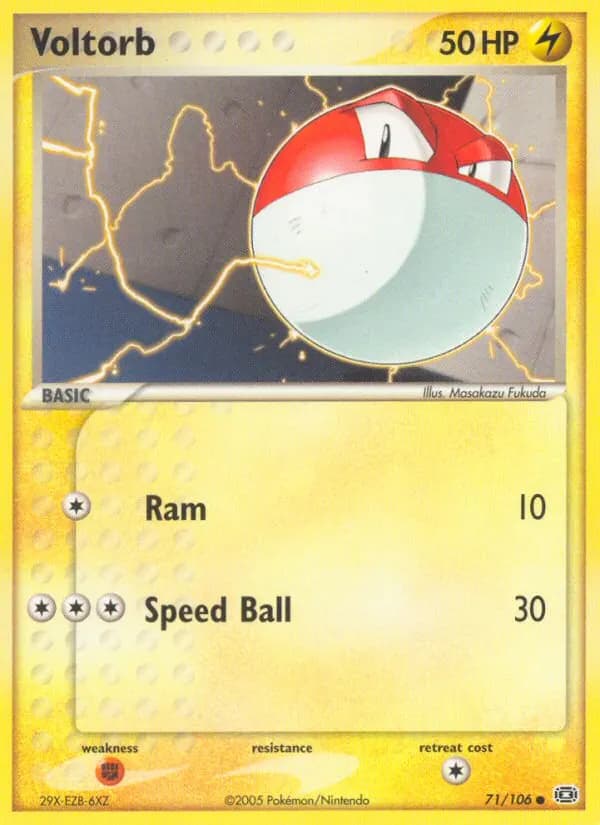 Voltorb — Emerald 71 Pokémon card
