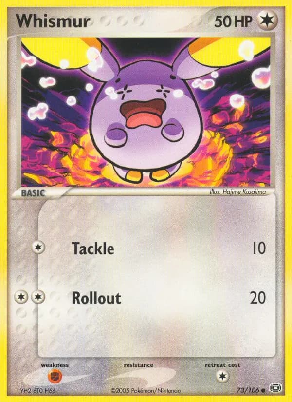 Whismur — Emerald 73 Pokémon card