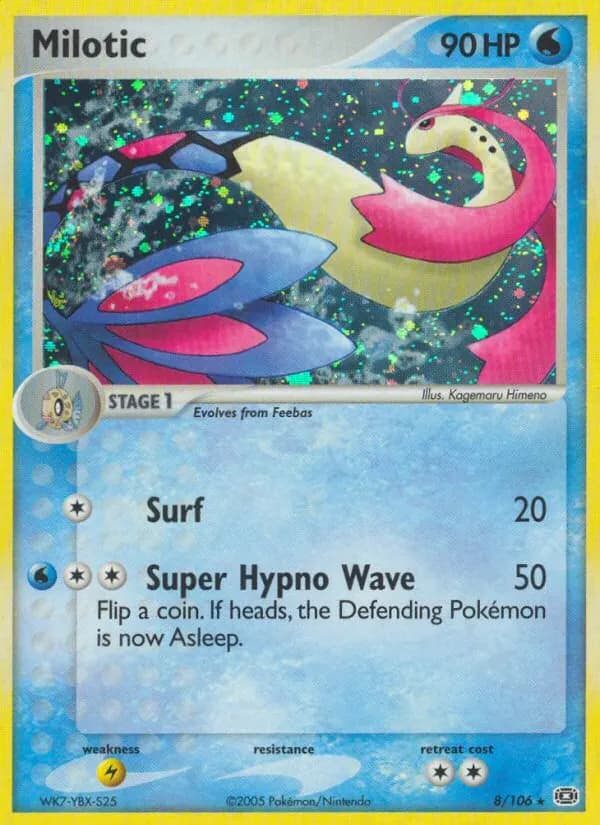 Milotic — Emerald 8 Pokémon card