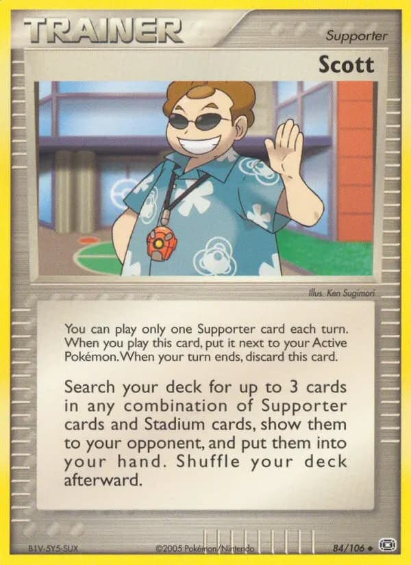 Scott — Emerald 84 Pokémon card