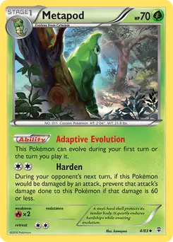 Metapod — Generations 4