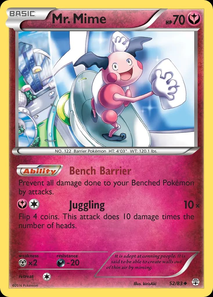 Mr. Mime — Generations 52 Pokémon card