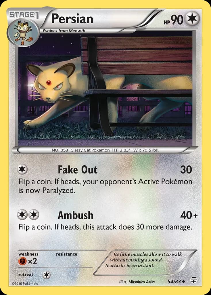 Persian — Generations 54 Pokémon card