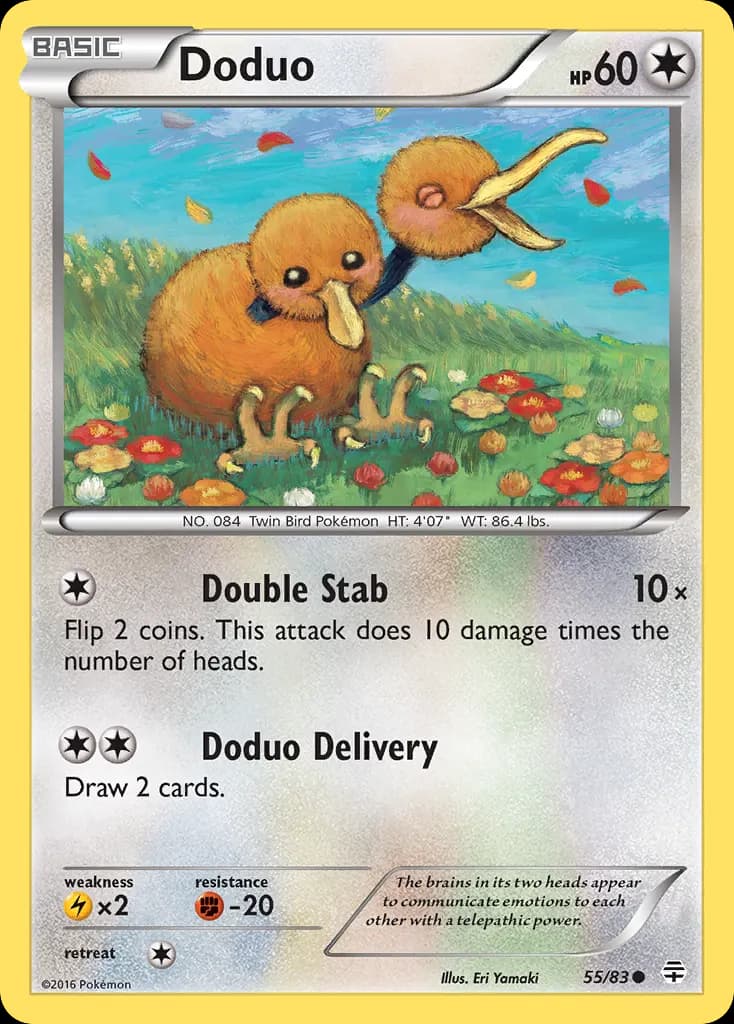 Doduo — Generations 55 Pokémon card