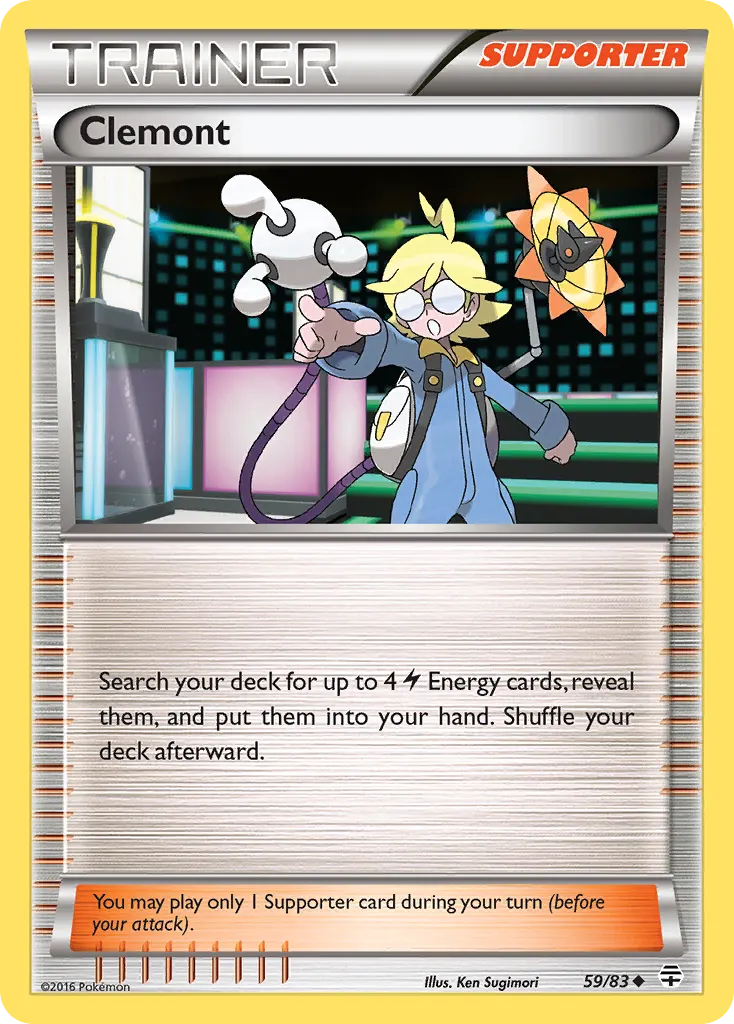 Clemont — Generations 59 Pokémon card