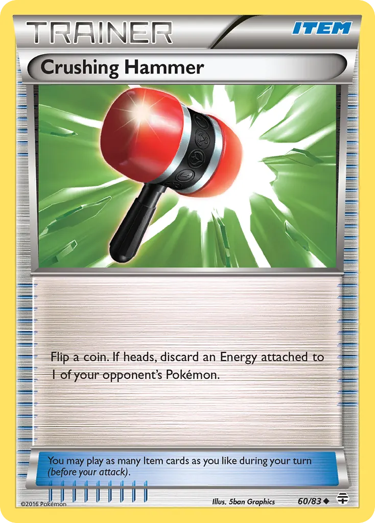 Crushing Hammer — Generations 60 Pokémon card