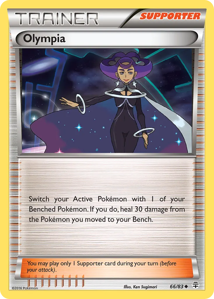 Olympia — Generations 66 Pokémon card