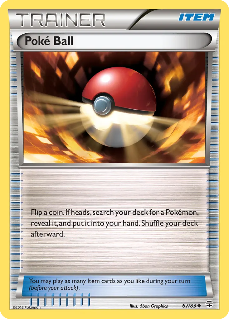 Poké Ball — Generations 67 Pokémon card