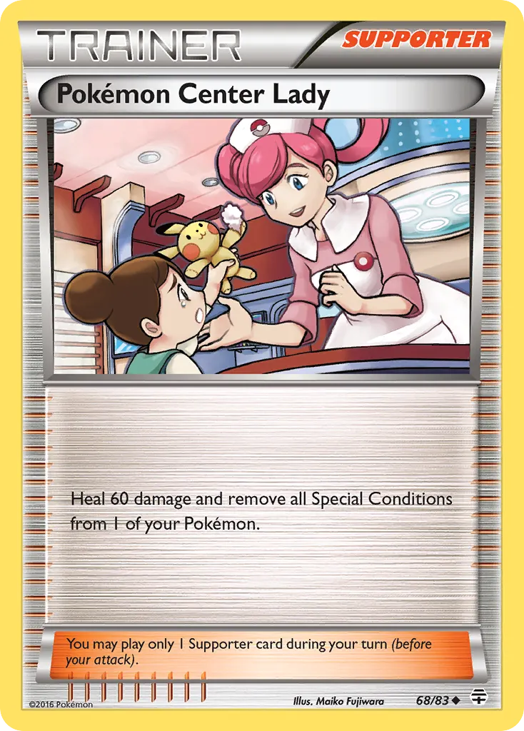 Pokémon Center Lady — Generations 68 Pokémon card