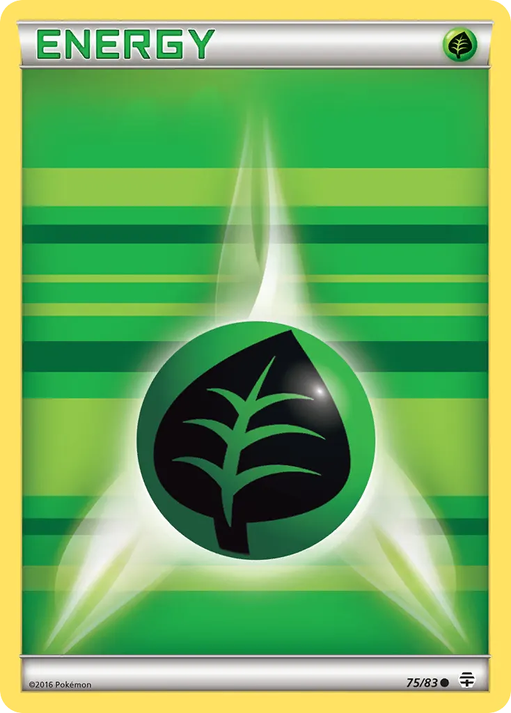 Grass Energy — Generations 75 Pokémon card