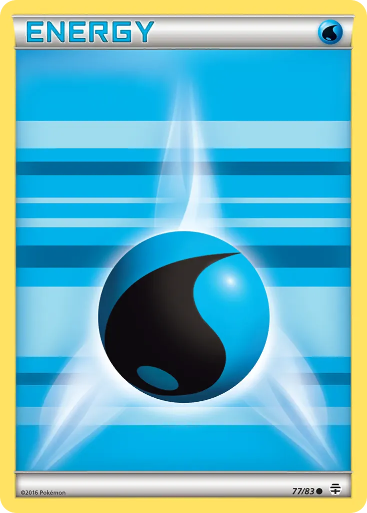 Water Energy — Generations 77 Pokémon card