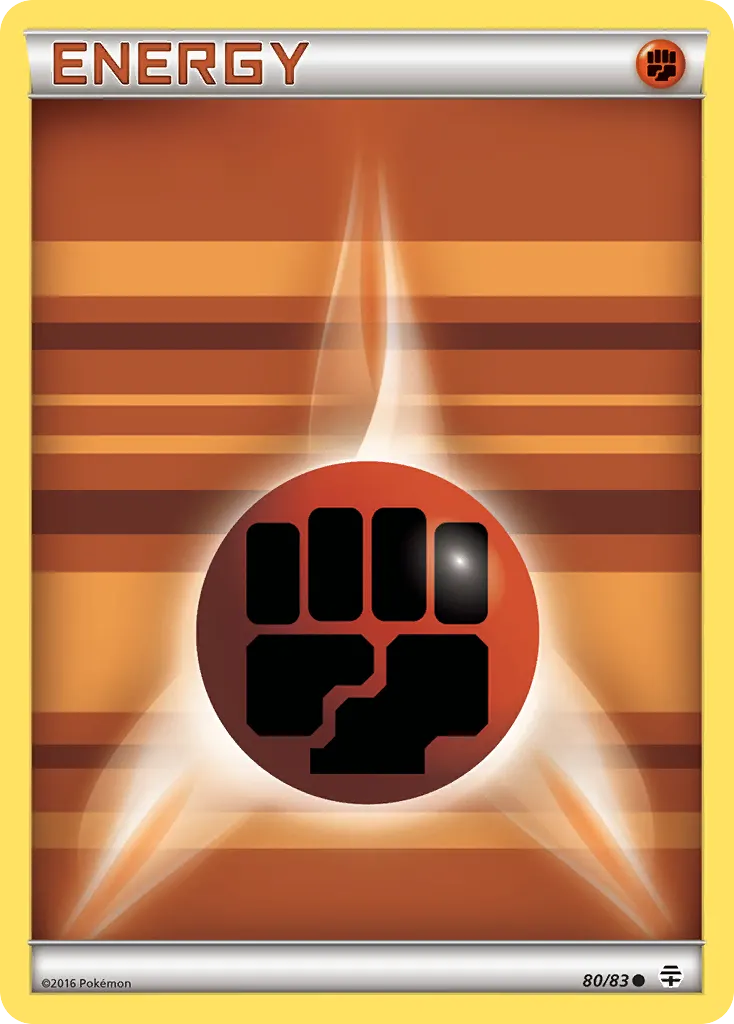 Fighting Energy — Generations 80 Pokémon card