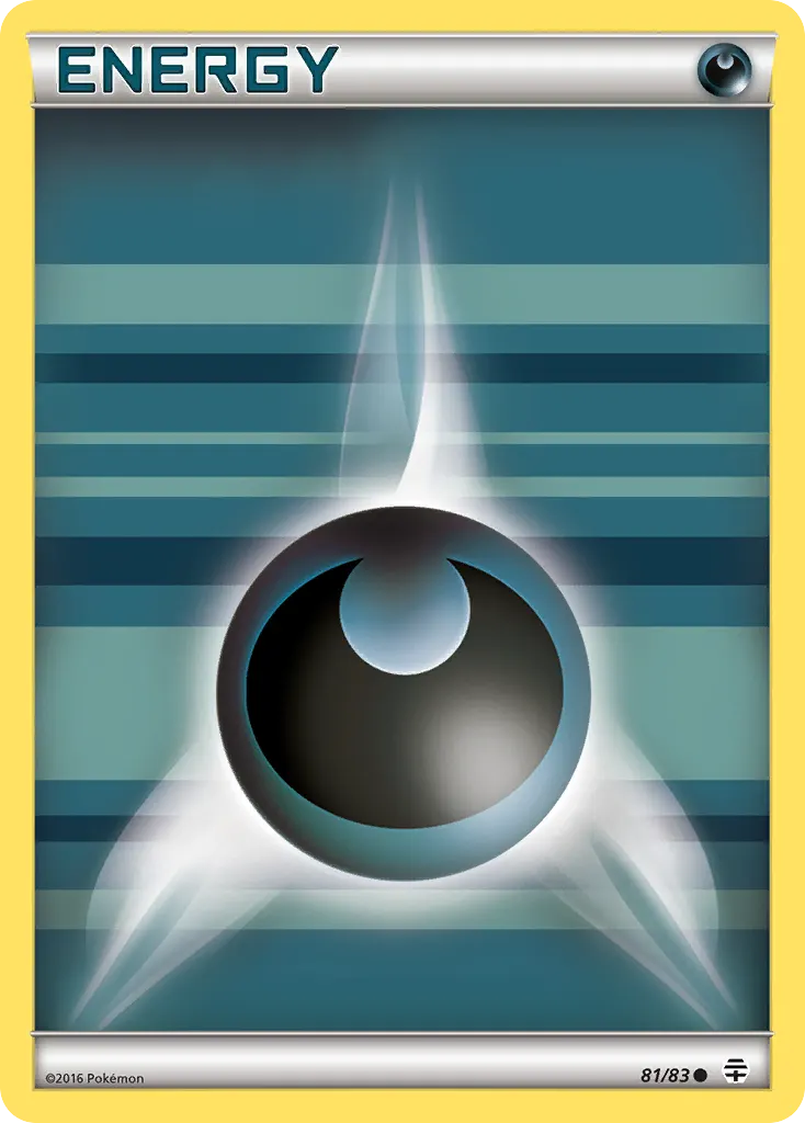 Darkness Energy — Generations 81 Pokémon card