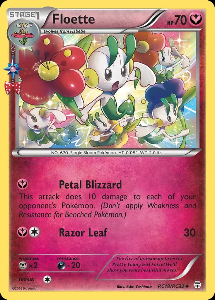Floette — Generations RC18 Pokémon card