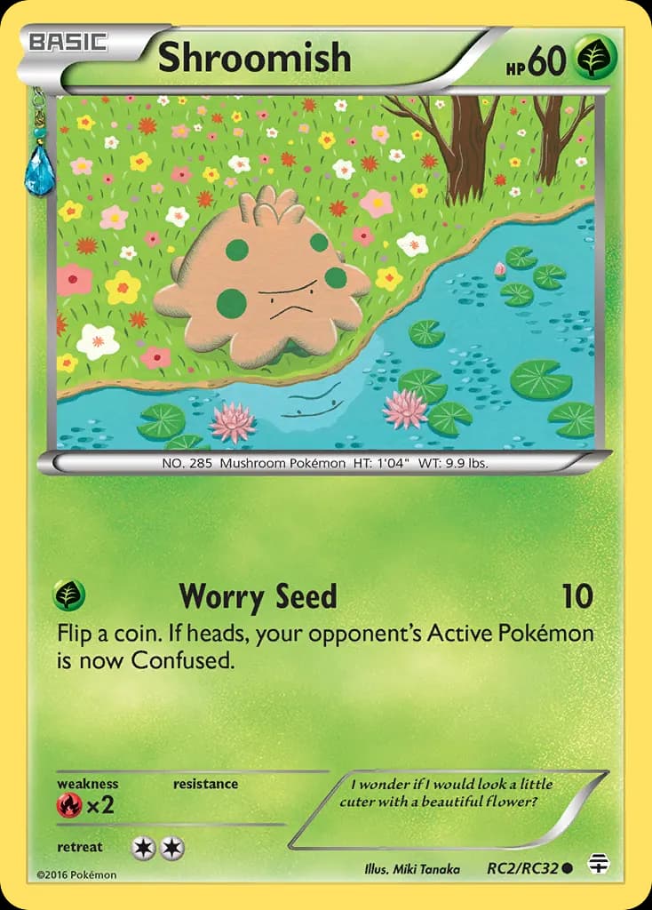 Shroomish — Generations RC2 Pokémon card
