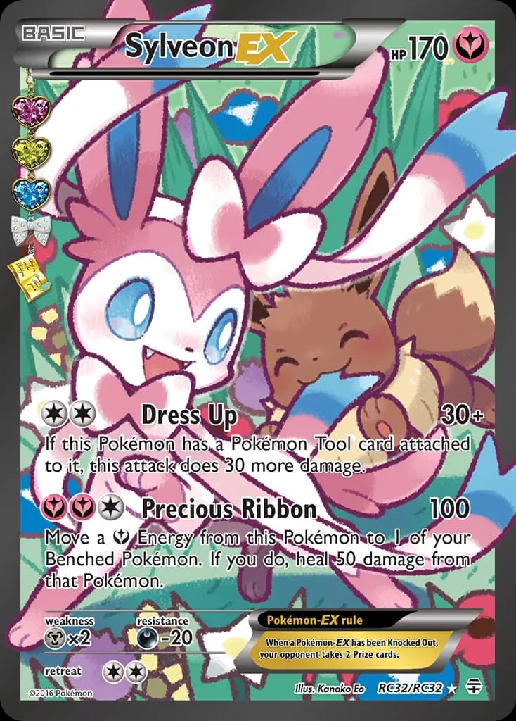Sylveon-EX — Generations RC32 Pokémon card