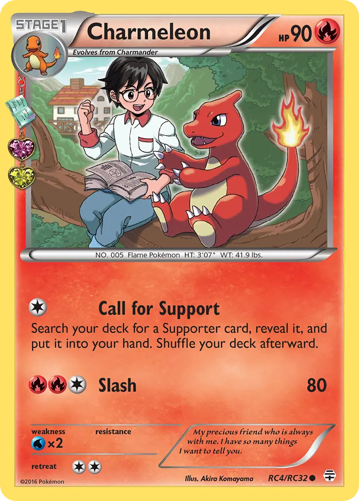 Charmeleon — Generations RC4 Pokémon card
