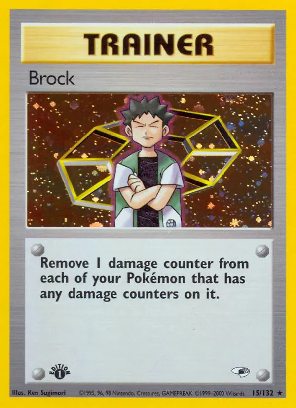 Brock — Gym Heroes 15 Pokémon card