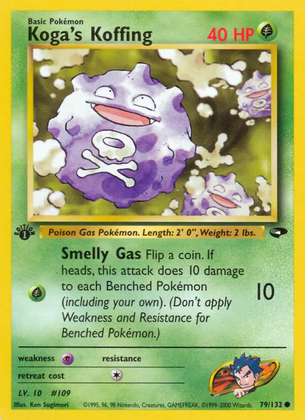 Koga's Koffing — Gym Challenge 79 Pokémon card